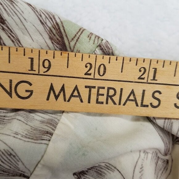 Tommy Bahama Shirt Mens Large Hawaiian Tropical Palm Trees Flowers Short Sleeve - Picture 8 of 11